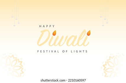 Happy DIwali, festival of lights. Concept of festivities. 