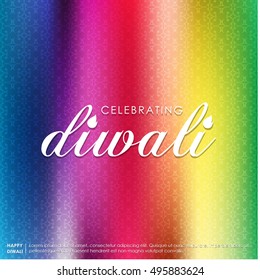 happy diwali. festival of lights and light. graphic design for flyers, brochures and cards. Abstract vector Happy Diwali Background