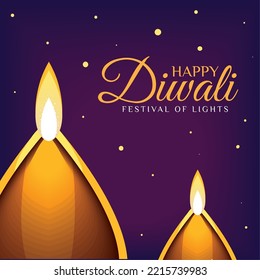 happy diwali festival of lights, theme card