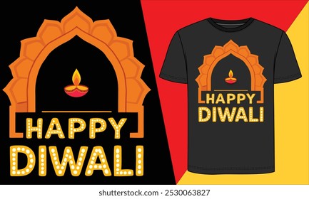 Tarjeta feliz del diwali festivo diwali. Lámparas coloridas de la arcilla diya con las flores en fondo púrpura.