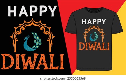 Tarjeta feliz del diwali festivo diwali. Lámparas coloridas de la arcilla diya con las flores en fondo púrpura.