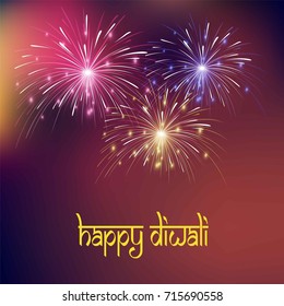 Diwali Fireworks Rocket Cracker Stock Vector (Royalty Free) 113626855