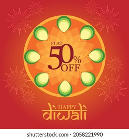 Frohes Diwali-Flat-Angebot Post