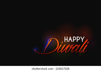 Happy Diwali Greeting Vector