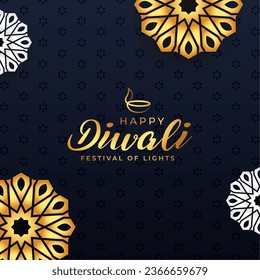 happy diwali holiday background for lights festival of India