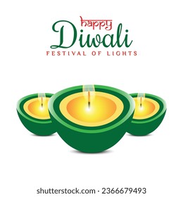 Happy Diwali Illustration Background Design