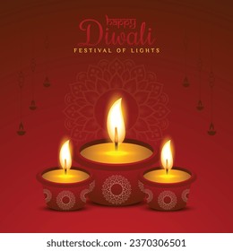 Happy Diwali Illustration Background Design