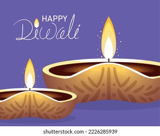 happy Diwali invitation card, design