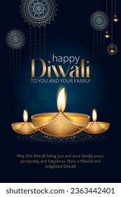 Happy Diwali is the joyous celebration of the Hindu Festival of Lights, marked by vibrant lamps, festive gatherings, and the triumph of light over darkness.