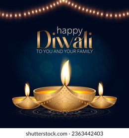 Feliz Diwali es la alegre celebración del Festival Hindú de las Luces, marcado por vibrantes lámparas, reuniones festivas y el triunfo de la luz sobre la oscuridad.