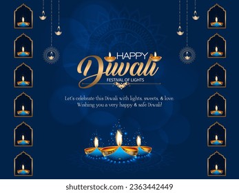 Happy Diwali is the joyous celebration of the Hindu Festival of Lights, marked by vibrant lamps, festive gatherings, and the triumph of light over darkness.