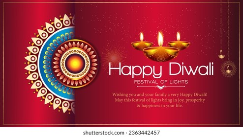 Feliz Diwali es la alegre celebración del Festival Hindú de las Luces, marcado por vibrantes lámparas, reuniones festivas y el triunfo de la luz sobre la oscuridad.