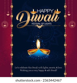 Happy Diwali is the joyous celebration of the Hindu Festival of Lights, marked by vibrant lamps, festive gatherings, and the triumph of light over darkness.