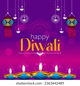 Happy Diwali is the joyous celebration of the Hindu Festival of Lights, marked by vibrant lamps, festive gatherings, and the triumph of light over darkness.