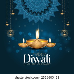 El feliz Diwali es la alegre celebración del Festival Hindú de las Luces, marcado por lámparas vibrantes, reuniones festivas y el triunfo de la luz sobre la oscuridad.