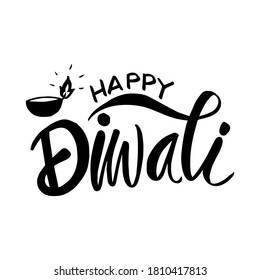 Happy Diwali Lamp Invitation Greeting Prints Stock Vector (Royalty Free ...