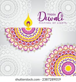 Happy Diwali latest design vector