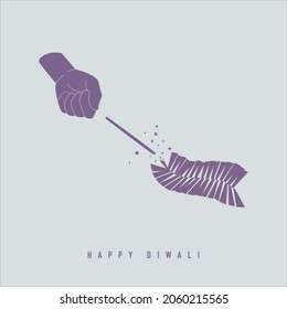 Happy Diwali Minimal Post Design