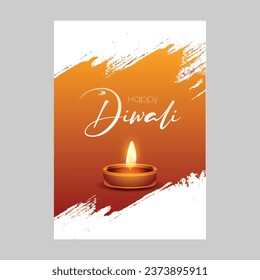 Happy Diwali Poster Design 2023