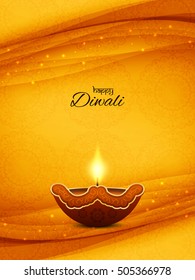 Happy Diwali religious background design