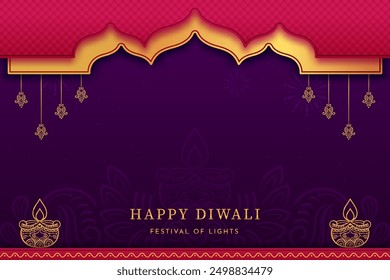 Happy Diwali Sale Banner. Diwali Hintergrunddesign für Banner, Poster, Flyer, Social Media