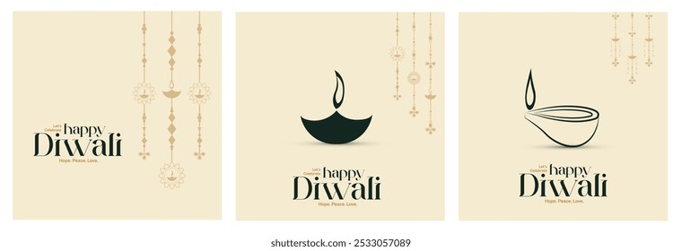 Happy Diwali Social Media Post para publicidade, status desejos, banner, cartão de saudação