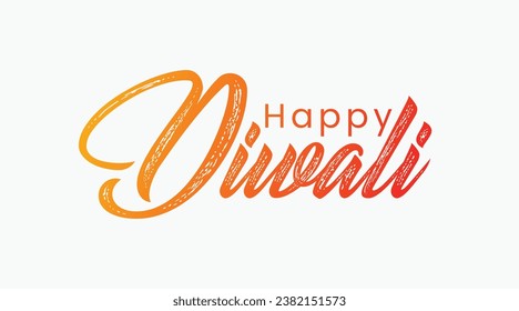 Happy Diwali text vector art | Happy Diwali text design | Happy Diwali cursive font design | Diwali Festival vector | Deepavali design 