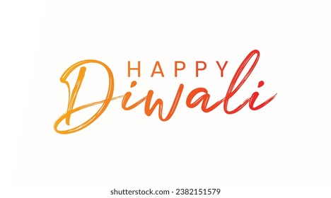 Arte vector de texto Feliz Diwali | Diseño de texto feliz Diwali | Diseño del tipo de letra curvo del Diwali feliz | Vector del Festival Diwali | Diseño de Deepavali 