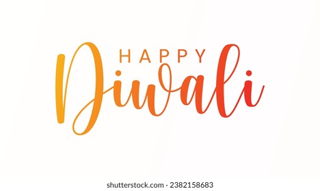 Arte vector de texto Feliz Diwali | Diseño de texto feliz Diwali | Diseño del tipo de letra curvo del Diwali feliz | Vector del Festival Diwali | Diseño de Deepavali 