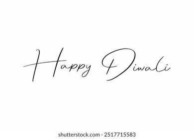 Happy Diwali text vetor art, Happy Diwali text design, Happy Diwali cursive font design, Diwali Festival vetorial, Deepavali design