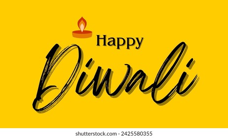 happy diwali  text vector design. Happy Diwali text design Happy Diwali cursive font design Diwali Festival vector Deepavali design