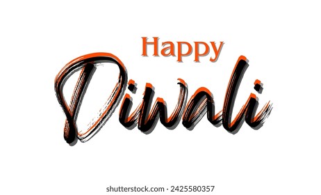 happy diwali  text vector design. Happy Diwali text design Happy Diwali cursive font design Diwali Festival vector Deepavali design