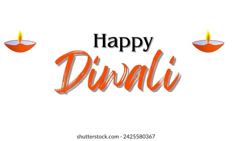 happy diwali  text vector design. Happy Diwali text design Happy Diwali cursive font design Diwali Festival vector Deepavali design