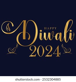 Happy Diwali text vector, Happy Diwali text design, Happy Diwali cursive font design, Diwali Festival vector, Deepavali design