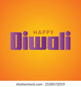 Happy Diwali Vector Design - Bold and Vibrant Typography