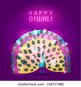 Happy Diwali Vector Design Card