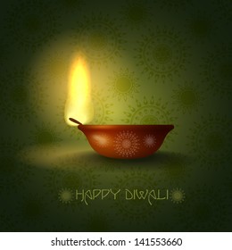 Happy diwali. Vector illustration. Eps 10.