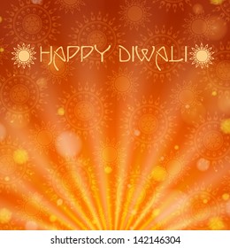 Happy diwali. Vector illustration. Eps 10.