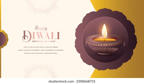 Happy Diwali web banner design. vector illustration design for Festival.