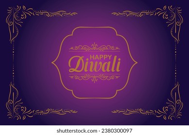  Happy Diwali Website header or banner design with realistic oil lamp Graphic of Indian Rangoli, festival of lights colorful banner template design with decorative diya lamp style of Indian Rangoli