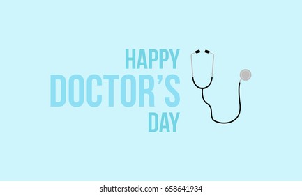 Happy Doctor Day Design Card Style