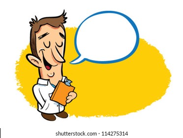 Happy Doctor Talking
