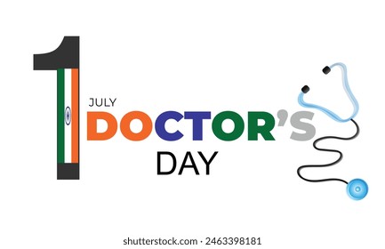 Happy Doctor's day. background, banner, card, poster, template. Vector illustration.