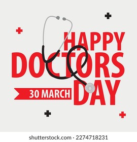 Happy Doctor's Day vector illustration
