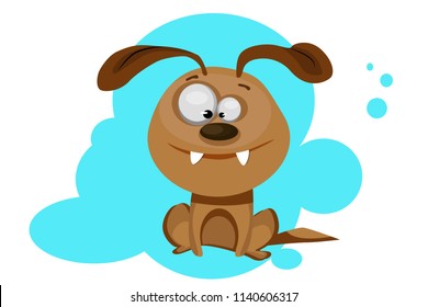 Happy Dog cartoon