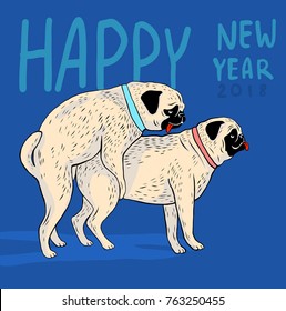 
Happy dog year