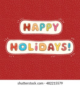 Happy donuts holiday