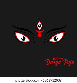 Diseño de fondo de Happy Durga Puja