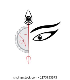 Happy Durga Puja Background Goddess Durga