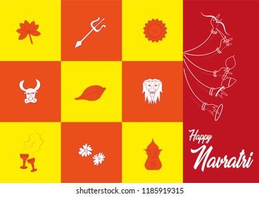 Happy Durga Puja Background Goddess Durga